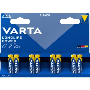 VARTA Longlife Power AAA Alkalin kalem pil 8'li paket