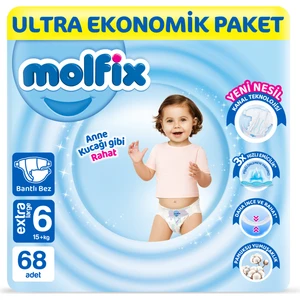 Bebek Bezi 6 Beden Extra Large Ultra Ekonomik Paket 68 Adet