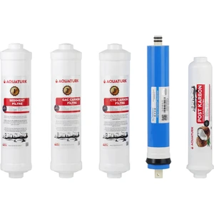 Filter Purify Aquatürk 5'li Filtre Seti Aquatürk Su Arıtma Cihazı filtresi
