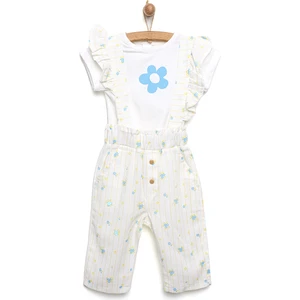Baby In Bloom Salopet Tshirt Kız Bebek