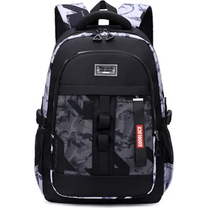 Goodtool Öğrencisi Okul Çantası Mektup Deseni - Siyah (Yurt Dışından)