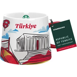 Starbucks® 100. Yıl Özel Seri Seramik Kupa - Kırmızı - 414 ml - 11149457