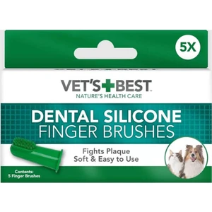 Vets Best Silikon Başlıklı Parmak Diş Fırçası 5 Li