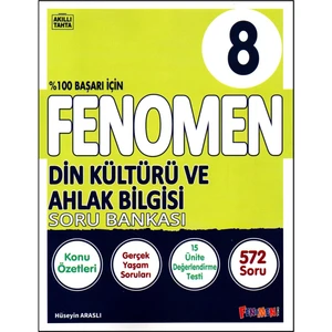 Fenomen Yayıncılık Fenomen 8. Sınıf LGS Din Kültürü ve Ahlak Bilgisi Konu Özetli Soru Bankası