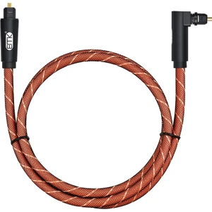 Emk 90 Derece Optik Kablo 5.1 Dijital Ses Spdıf Fiber Toslink 1m (Yurt Dışından)
