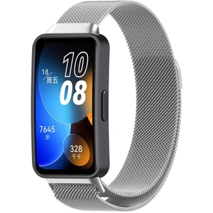 Huawei Band 8 Kordon Metal Mıknatıslı Hasır Kayış