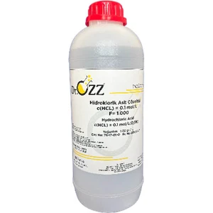 Dr.Ozz Hidroklorik Asit Çözeltisi 0,1 N (M)  1 Lt