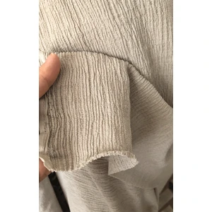 Türkanlar Home Örme Bürümcük Kumaş Likralı Çift En Vizon  Renk ( Crop-Bluz-Pantolon-Elbis-Ceket)