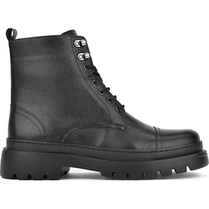 Ziya, Erkek Deri Bot 13319Z77184 Siyah