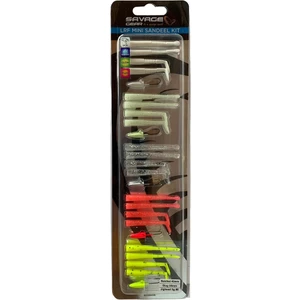 Savage Gear Lrf Mini Sandeel Kit 25 Adet Suni Silikon Yem 20+5