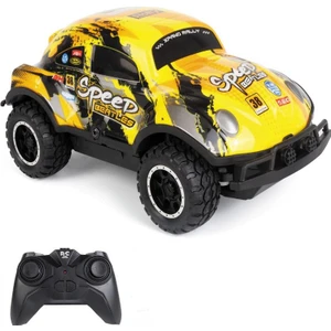 Full Fonksiyon LED Işıklı Gövde 1:24 Off Road Şarjlı Uzaktan Kumandalı Yarış Arabası Sarı