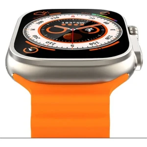H11+ Ultra Watch 8 Pusula Nfc Siri Vidalı Kordon Bluetooth Arama Özellikli Akıllı Saat H11 Series