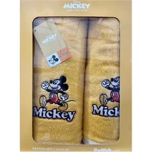 Banyo Seti Disney Mıckey Mouse Happy Sarı