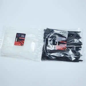 Uk Plastik Kablo Bağı Plastik Kelepçe Cırt Klips 7.6X200*300-400 mm 500 Adet 5 Paket