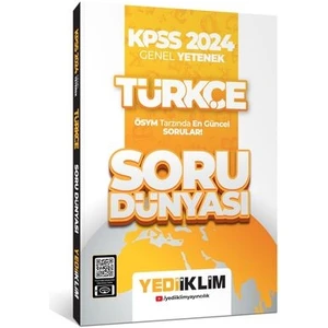 Yediiklim Yayınları KPSS 2024  Genel Yetenek Türkçe Soru Dünyası