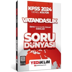 Yediiklim Yayınları KPSS 2024  Genel Kültür Vatandaşlık Soru Dünyası