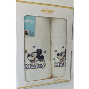 Banyo Seti Dısney Mıckey Mouse Star Krem