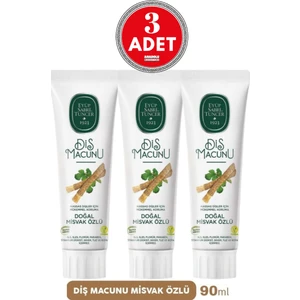 Eyüp Sabri Tuncer Diş Macunu Misvak Özlü 90 ml x 3 Adet