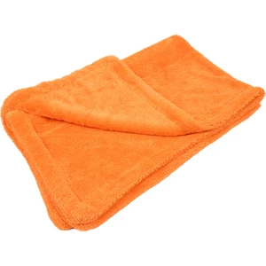 Pro Araba Araç Oto Mikrofiber Kurulama Bezi Havlusu Çift Katlı Ultra Kalın İthal Turuncu 50x80 cm