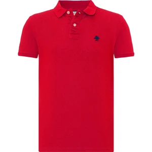 Routefield Partisan Polo  Kırmızı Erkek T-shirt RFPARTISAN23-BORDO