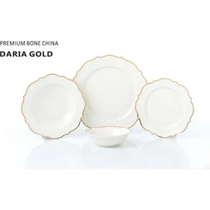 Pierre Cardin 58 Parça 12 Kişilik Yemek Takımı Daria Gold