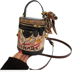 Kadın Kova Çanta Crossbody Çanta (Yurt Dışından)