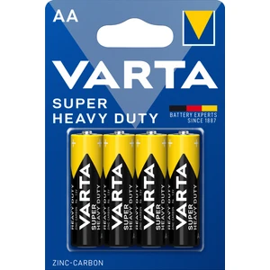 VARTA Super Heavy Duty AA Çinko Karbon Pil 4'lü Paket
