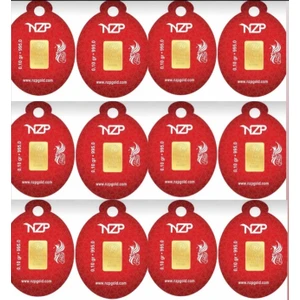 NZP Gold 0.10 Gram 24 Ayar Altın - 12 Adet