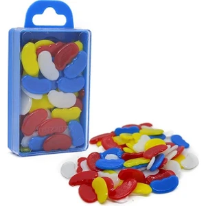 Sayı Fasülyesi 1 Paket Plastik Sayı Sayma Fasülyeleri 1. Sınıflar Için Renkli Fasulye