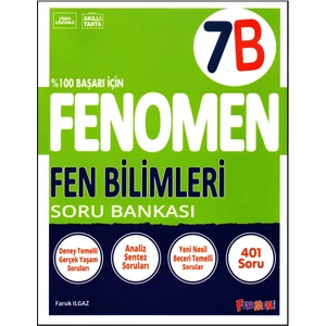 Fenomen Yayıncılık Fenomen 7. Sınıf Fen Bilimleri Soru Bankası (B)