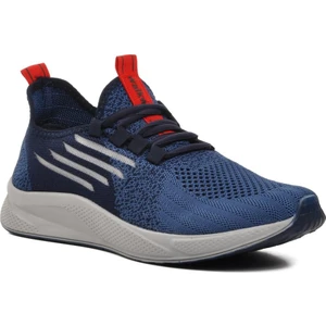 Ravello Lacivert-Buz-Kırmızı Fileli Hafif Unisex Spor Ayakkabı