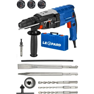 Leoaprd Alman 4100 Watt 6.1 Joule Bakır Sargılı Kırıcı Delici Matkap 5 Parça Uç Yedek Mandren