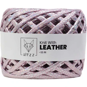 Leather Snake Deri Görünümlü Ip Pembe