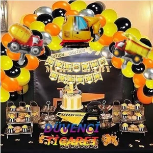 Düvenci Ticaret Inşaat Temalı Balon Zincir Set