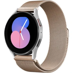 Cover Center  Honor Magic Watch 2 46MM/HONOR Watch Gs Uyumlu 22MM Metal Hasır Kordon Manyetik Metal Hasır Örgü