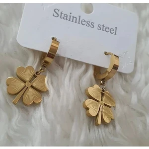 Stainless Steel Yonca Çelik Küpe