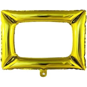 Bal10 Dünyası Çerçeve Folyo Balon Gold Renk 64X70 cm