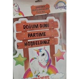 Düvenci Ticaret Çıtıpıtıstore Unıcorn Ayaklı Dekoratif Ayaklı Set