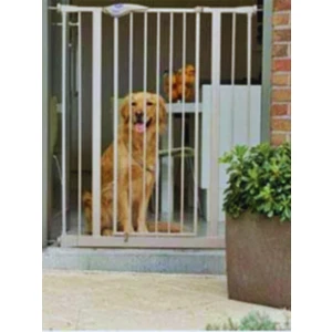 Köpek Bariyeri Güvenlik Kapısı 75-85 cm Arası Genişlik 80 cm Yükseklik Metal Köpek Çit Köpek Eğitim Evde Güvenlik