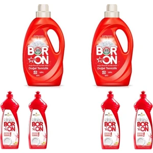 Sıvı Çamaşır Temizlik 1,69 Lt 2 Renkliler + 4 Sıvı Elde Bulaşık 650ML