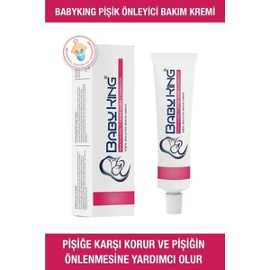 Baby King Pişik Önleyici Bakım Kremi Panthenol ve Cera Alba İçeren 37 gr Tüp Formunda