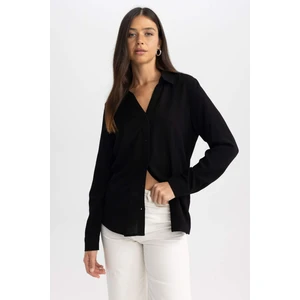 Regular Fit Uzun Kollu Basic Gömlek