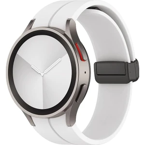 Nezih Case Samsung Galaxy Watch 6 40 / 44MM Uyumlu Kordon Magnet Tokalı Silikon Strap