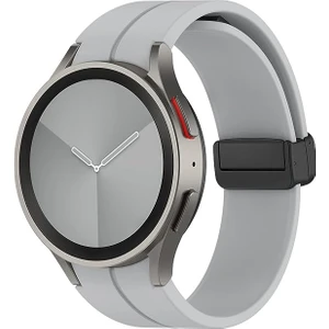 Nezih Case Samsung Galaxy Watch 6 40 / 44MM Uyumlu Kordon Magnet Tokalı Silikon Strap