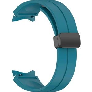 Nezih Case Samsung Galaxy Watch 6 40 / 44MM Uyumlu Kordon Magnet Tokalı Silikon Strap