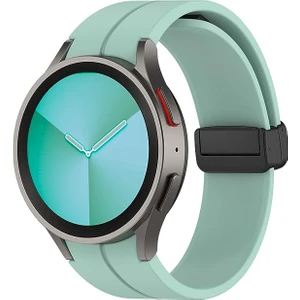 Nezih Case Samsung Galaxy Watch 6 40 / 44MM Uyumlu Kordon Magnet Tokalı Silikon Strap
