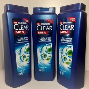 Men Cool Sport Menthol 600 ml Sıvı Jel Formül Şampuan x 3 Adet