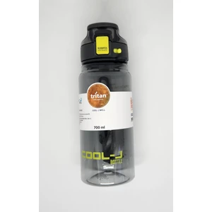 Cool-J Well 700ML Siyah-Yeşil Askılı Kilitli Tritan K7558 Matara