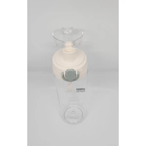 Cool-J Optima 600ML Beyaz-Gri Kilitli Tritan K7565 Matara