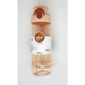 Cool-J Optima 600ML Soft Pembe -Kahverengi Kilitli Tritan K7567 Matara